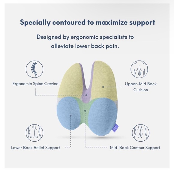Cushion Lab NWT Lumbar Pillow - Picture 3 of 6